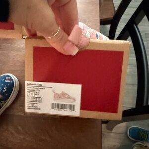 Vans Kids Pink Sneakers